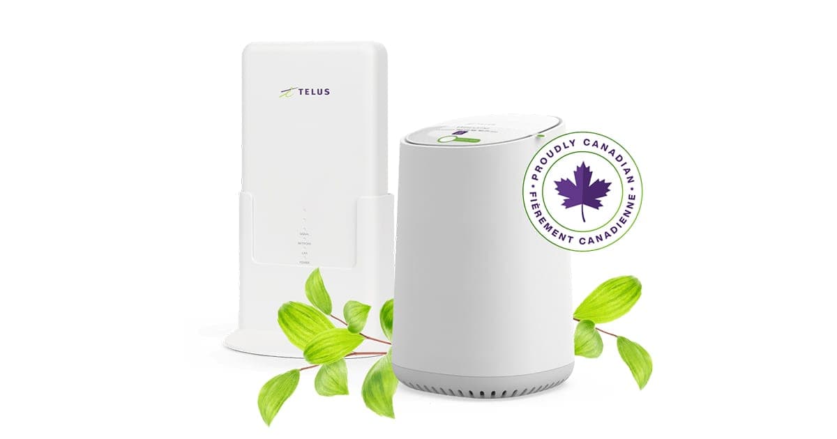 TELUS wireless home internet for rural addresses, set up by Bolt Wireless