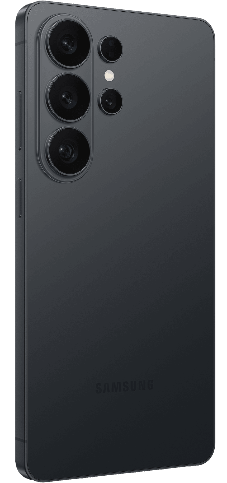 Samsung Galaxy S26 Ultra in Black, shown from the rear with its 200MP camera array
