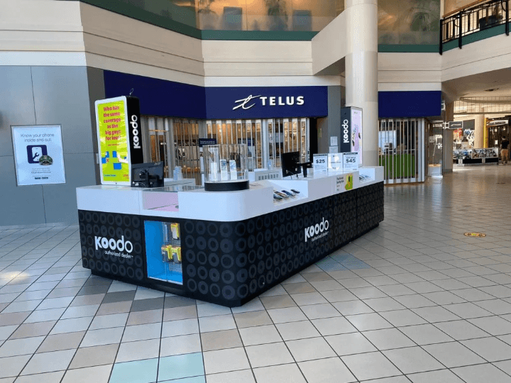 TELUS & Koodo Store New Westminster storefront, British Columbia