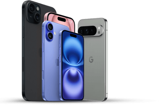 Latest iPhone, Samsung Galaxy and Google Pixel smartphones available at Bolt Wireless